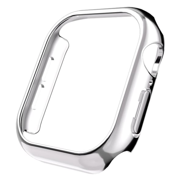 Apple Watch Series 10 46 mm etui Galvanisert, hult, hardt, støtsikkert beskyttelsesdeksel - Sølv