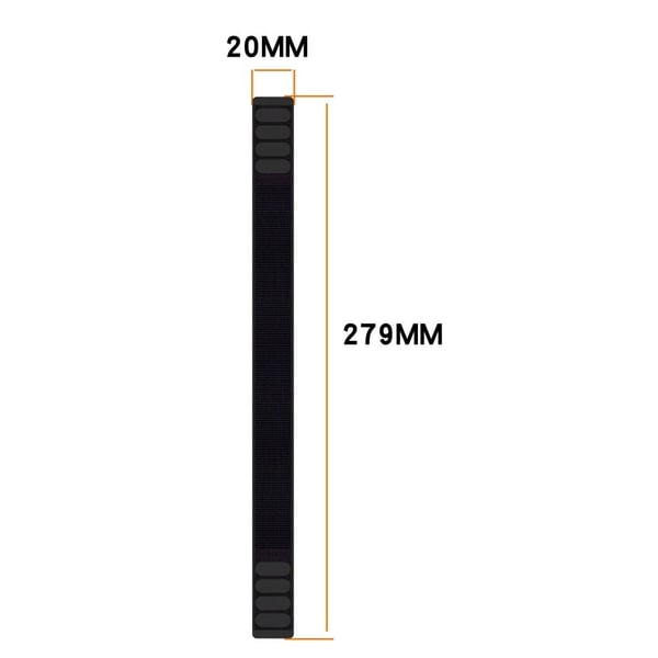 Garmin Fenix 8 43mm / Garmin Fenix 7S / 6S Klokkerem Nylon Justerbar Armbåndsrem - Militærgrønn