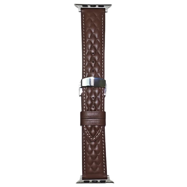 Ægte okselæderrem Apple Watch Series 49mm - 45mm - 44mm - 42mm - Mørk Kaffe Ægte okselæderrem Apple Watch Series 49mm - 45mm - 44mm - 42mm - Mørk Kaffe
