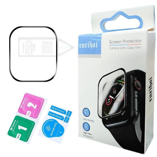 RURIHAI Apple Watch Series 10 46 mm bøyelig skjermbeskytter 3D fulllimt skjermfilm for Watch