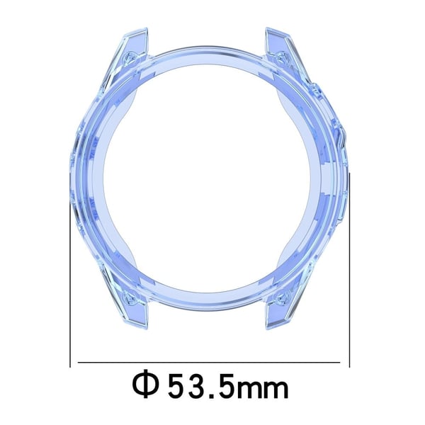 Garmin Fenix 8 51mm urkasse halvindpakket fleksibelt beskyttelsescover - Transparent