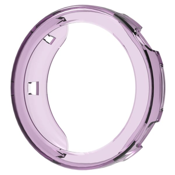 Huawei Watch GT 5 41 mm halvdeksel med fleksibelt beskyttelsesdeksel - Gjennomsiktig Lilla Huawei Watch GT 5 41 mm halvdeksel med fleksibelt beskyttelsesdeksel - Gjennomsiktig Lilla