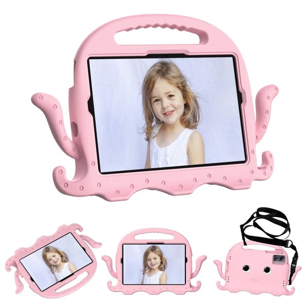 Samsung Galaxy Tab A9+ EVA-etui Cartoon Octopus Tablet Cover - Lyserød