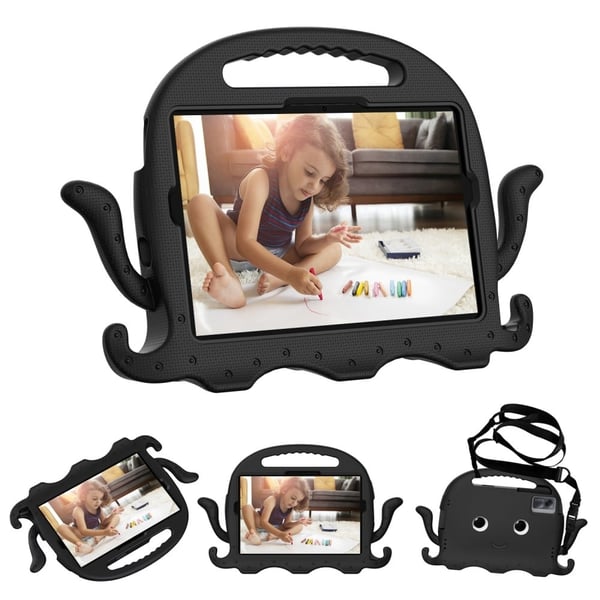 Samsung Galaxy Tab A9+ EVA-etui Cartoon Octopus Tablet Cover - Sort