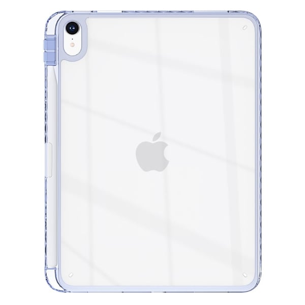 iPad Air 13 (2024) Fodral Transparent Flexibelt skydd för surfplatta med pennfack - Lavendelgrå iPad Air 13 (2024) Fodral Transparent Flexibelt skydd för surfplatta med pennfack - Lavendelgrå