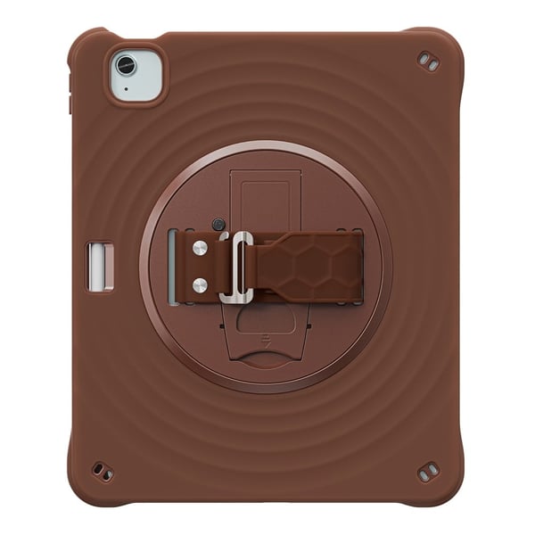 iPad Air 13 (2024) Fodral Kickstand Flexibelt+Stötdämpande+Silikon Tablet Cover - Chokladfärg iPad Air 13 (2024) Fodral Kickstand Flexibelt+Stötdämpande+Silikon Tablet Cover - Chokladfärg