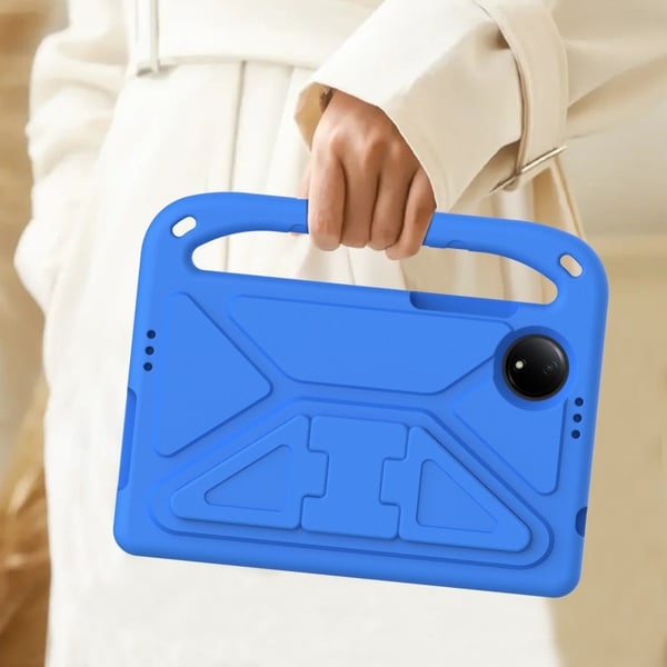 Xiaomi Redmi Pad SE 4G 8,7 tommers etui Håndgrep Kickstand Nettbrett EVA-deksel - Blå