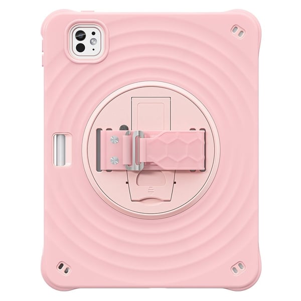 iPad Pro 11 (2024) Etui Håndrem Kickstand Fleksibelt + støtsikkert + silikon nettbrettdeksel - Rosa iPad Pro 11 (2024) Etui Håndrem Kickstand Fleksibelt + støtsikkert + silikon nettbrettdeksel - Rosa