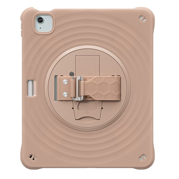 iPad Air 13 (2024) Fodral Kickstand Flexibelt+Stötdämpande+Silikon Tablet Cover - Latte Färg iPad Air 13 (2024) Fodral Kickstand Flexibelt+Stötdämpande+Silikon Tablet Cover - Latte Färg