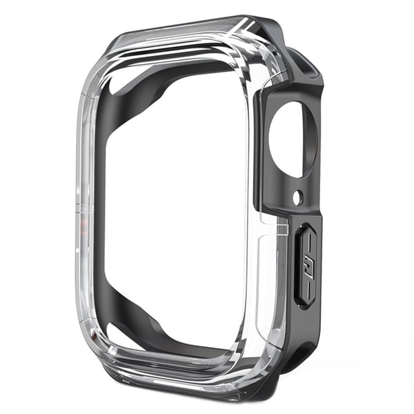 Apple Watch 40 mm tofarget deksel - Gjennomsiktig / Svart
