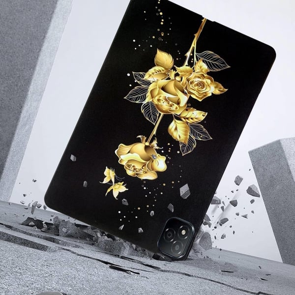 Infinix Xpad fleksibelt etui med mønsterutskrift Slim beskyttelsesdeksel for nettbrett - Løve