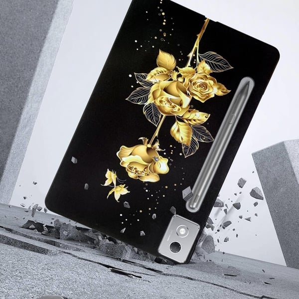 Lenovo Tab P12 Pro 12.7 2025 / Xiaoxin Pad Pro 12.7 (2025) fleksibelt etui med mønsterutskrift, slankt beskyttelsesdeksel for nettbrett - Løve
