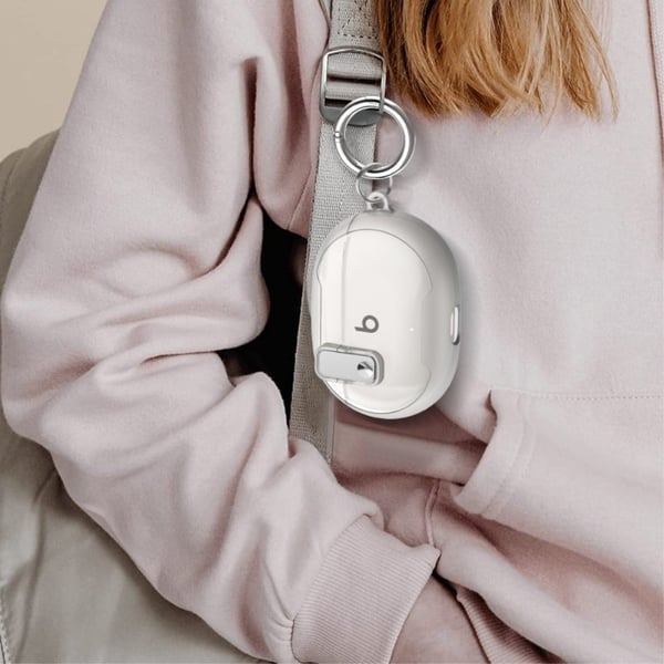 Beats Studio Buds / Studio Buds + etui Fleksibelt + støtsikkert øreproppdeksel med karabinkrok - Gjennomsiktig Rosa