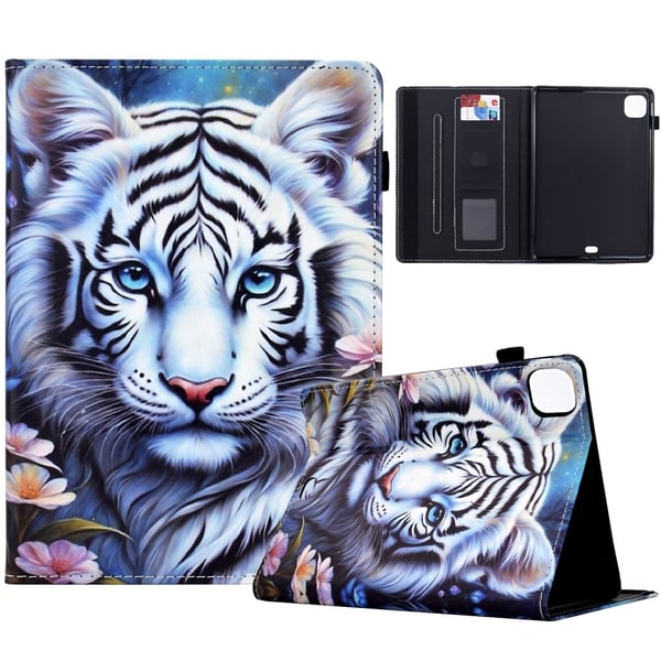 Fodral till surfplatta iPad Air 11 (2024) / iPad Pro 11 (2022) / (2020) / iPad Air (2022) / (2020) Mönsterutskrift Skyddsfodral Korthållare - Tiger Fodral till surfplatta iPad Air 11 (2024) / iPad Pro 11 (2022) / (2020) / iPad Air (2022) / (2020) Mönsterutskrift Skyddsfodral Korthållare - Tiger