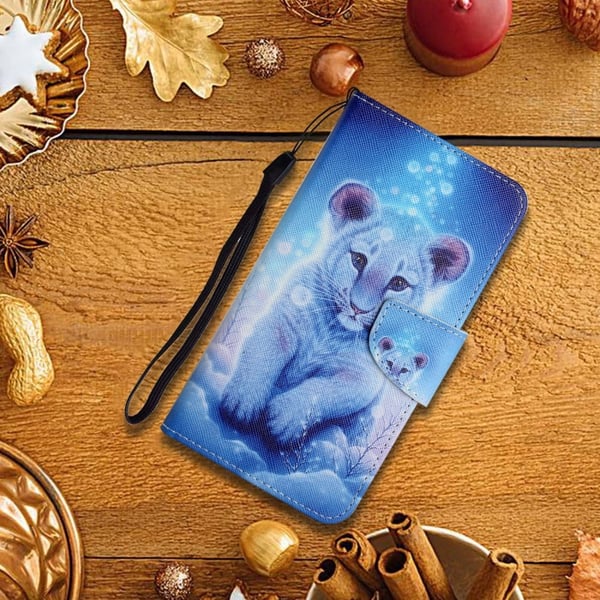 Wonderland Xiaomi 14T flip-etui - Liten Leopard