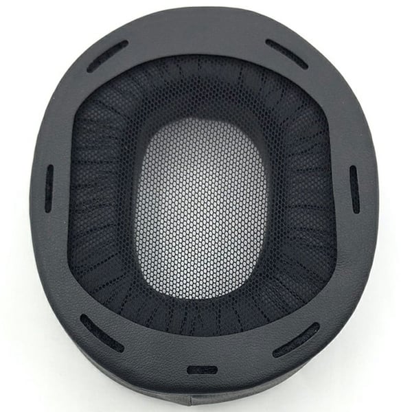 1Par Sony MDR-1A / MDR-1ADAC Erstatningsøreputer Protein Hodetelefonputer i lær - Svart