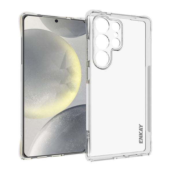 ENKAY klart fallsikkert etui for Samsung Galaxy S25 Ultra