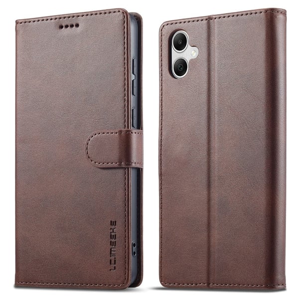 LC.IMEEKE Samsung Galaxy A06 flip etui - Brun