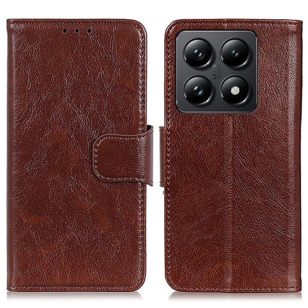 Neptune Xiaomi 14T flip-etui i lær - Brun