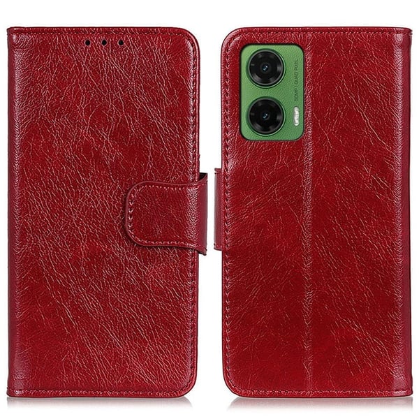 Classic Motorola Moto G35 flip etui - Rød