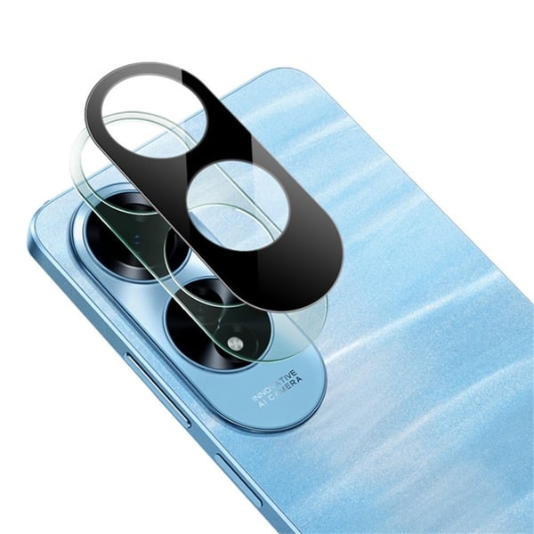 IMAK Oppo A60 kamerabeskytter i glas med akryl linsehætte