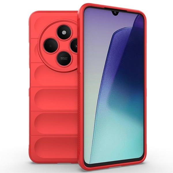 Deksel med mykt grep for Xiaomi Redmi 14R / Xiaomi Redmi 14C - Rød