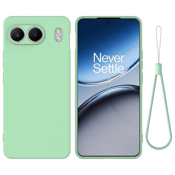 Matt flytende silikondeksel for OnePlus Nord 4 - Grønn