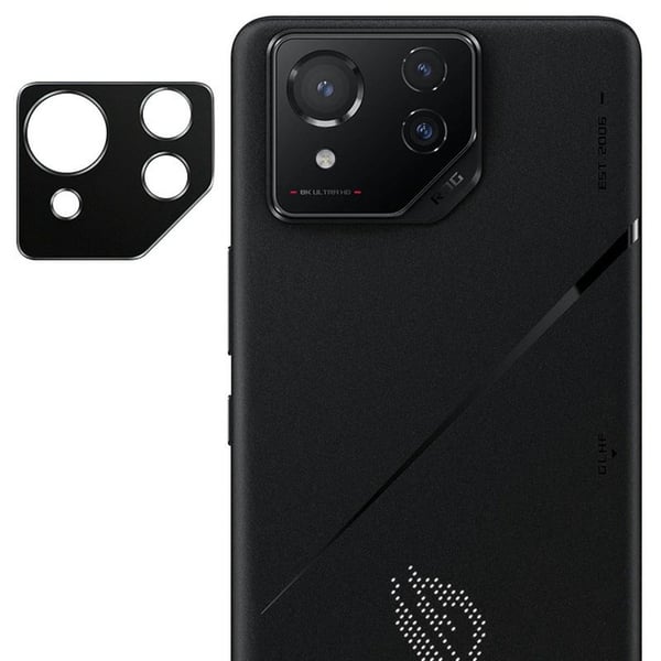 IMAK Asus ROG Phone 8 Pro kameraskydd i glas och akryl - Svart