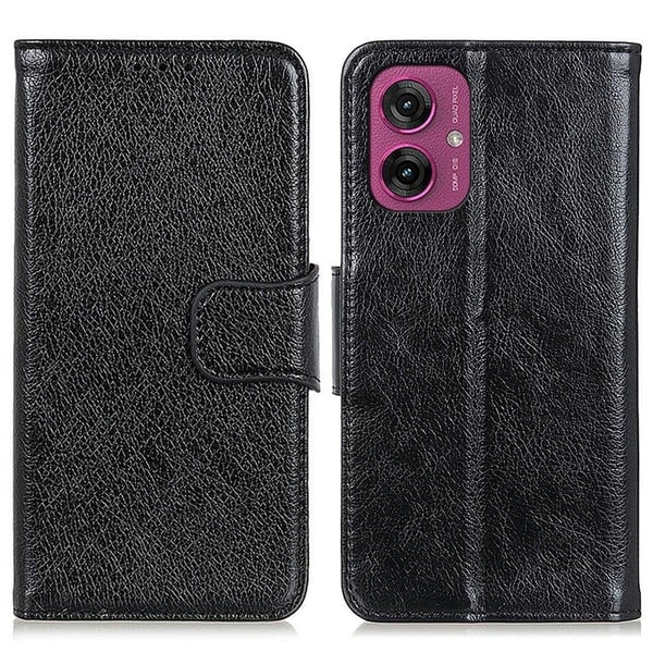 Classic Motorola Moto G55 flip etui - Svart
