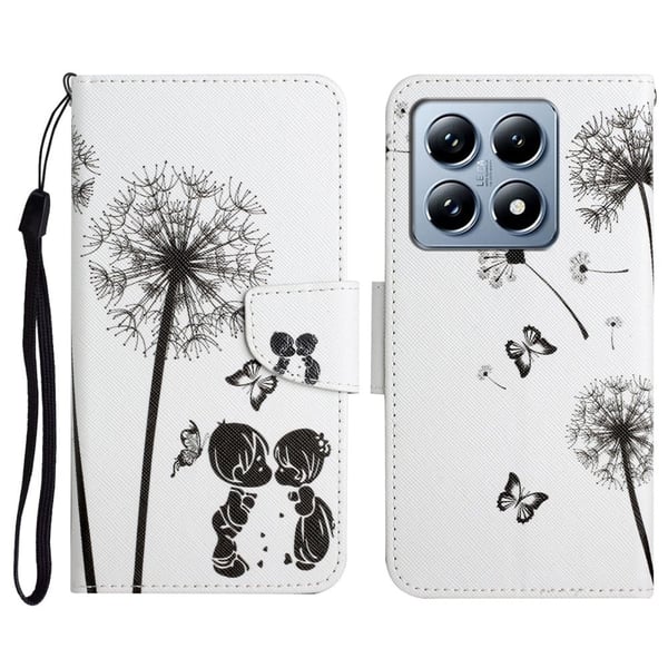 Wonderland Xiaomi 14T flip-etui - Løvetann