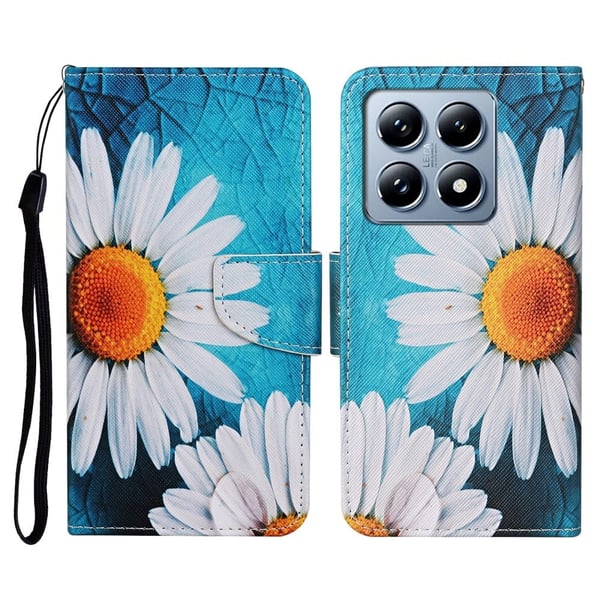 Wonderland Xiaomi 14T Pro flip-etui - Stor Krysantemum