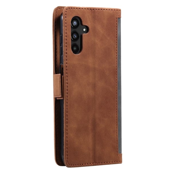 Surburbian Samsung Galaxy S25 læder flip etui - Grå