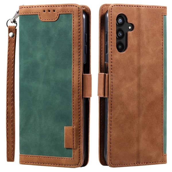 Suburbian läder Samsung Galaxy S25 Plus fodral - Grön Suburbian läder Samsung Galaxy S25 Plus fodral - Grön