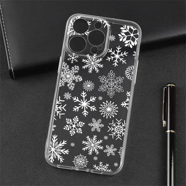 Vibe iPhone 16 Pro Max deksel - Snøfnugg