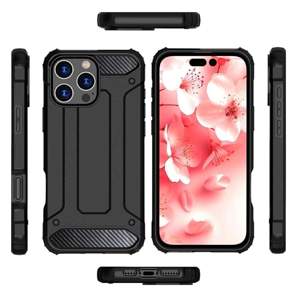 Armour Guard iPhone 16 Pro deksel - Rød
