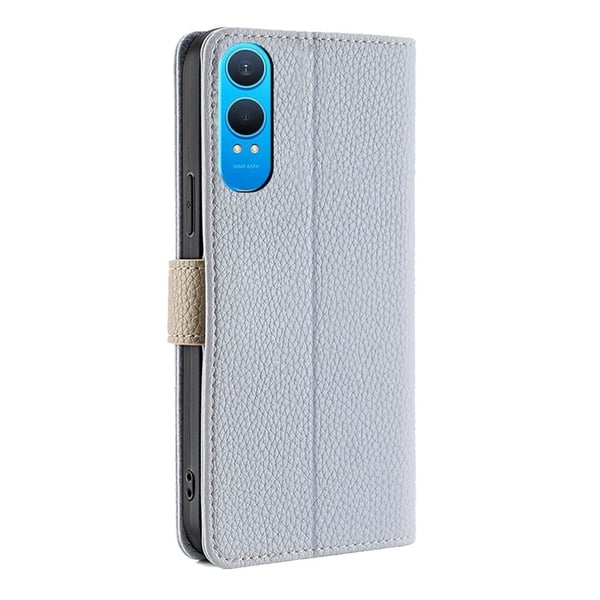 OnePlus Nord CE4 Lite / Oppo K12x vegansk skinnveske - Blå