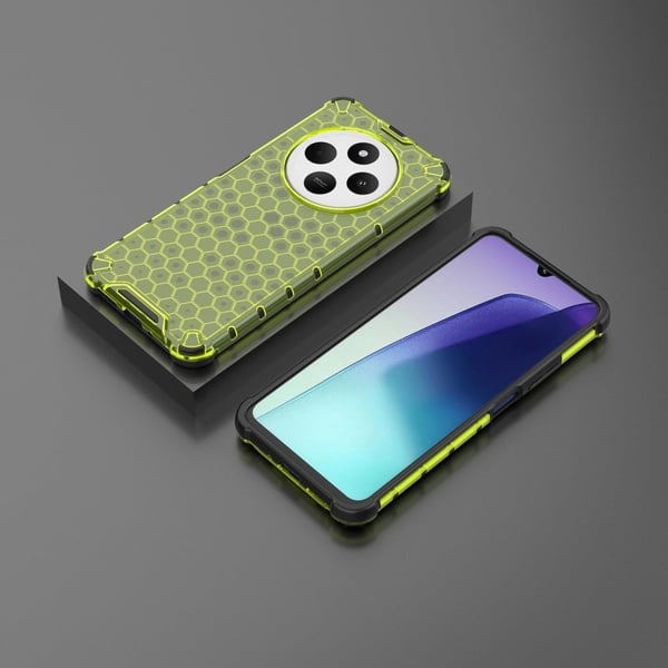 Bofink Honeycomb Xiaomi Redmi 14R / Xiaomi Redmi 14C deksel - Grønn