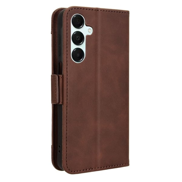 Lommebok-etui i moderne skinn-design Samsung Galaxy A16 - Brun