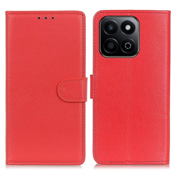 Classic Honor X7c / Honor 200 Smart / Honor Play 60 Plus flip etui - Rød