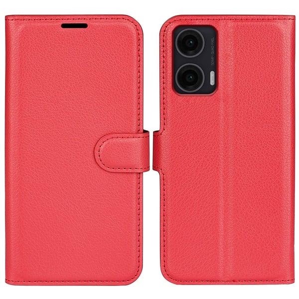 Classic Motorola Moto G35 flip etui - Rød