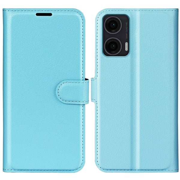 Classic Motorola Moto G35 flip etui - Blå