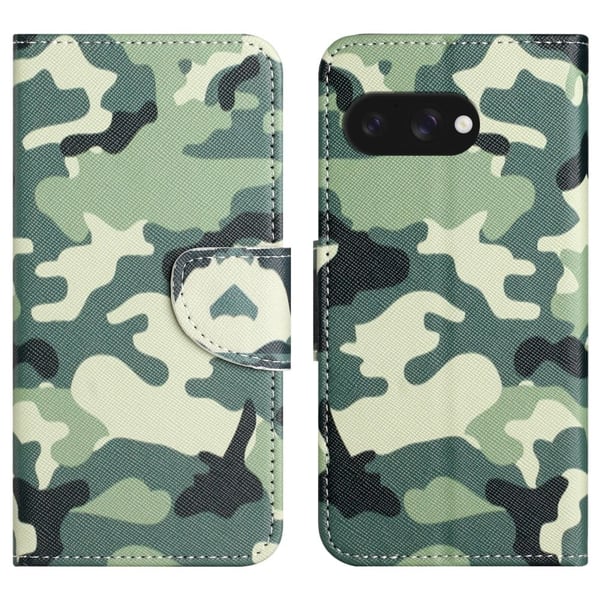 Wonderland Google Pixel 9a flip-etui - Kamuflasje