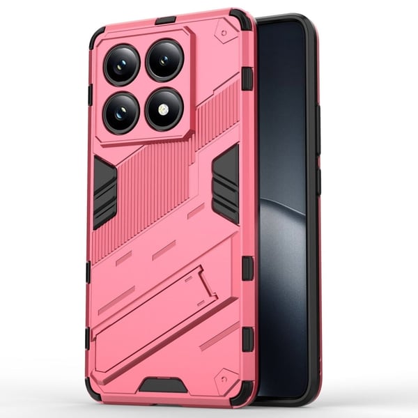 Støtsikkert hybriddeksel med et moderne preg for Xiaomi 14T Pro - Rose