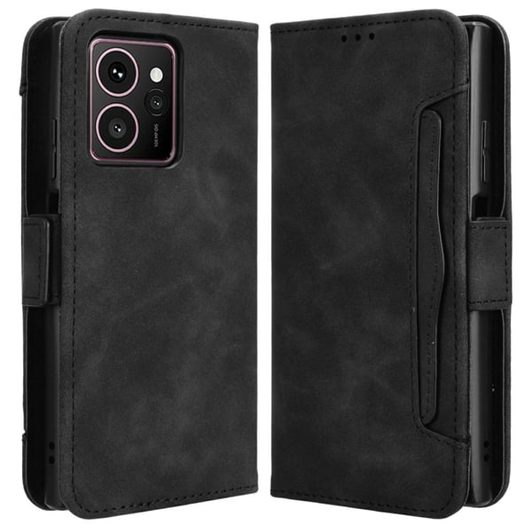 HMD Skyline moderni nahkainen lompakkokotelo - Musta
