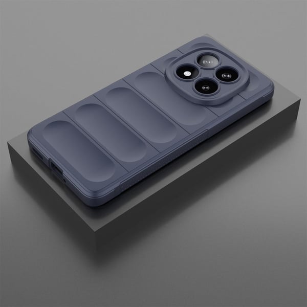 Blødt grebsformet Xiaomi Redmi Note 14 Pro Plus 5G cover - Mørkeblå