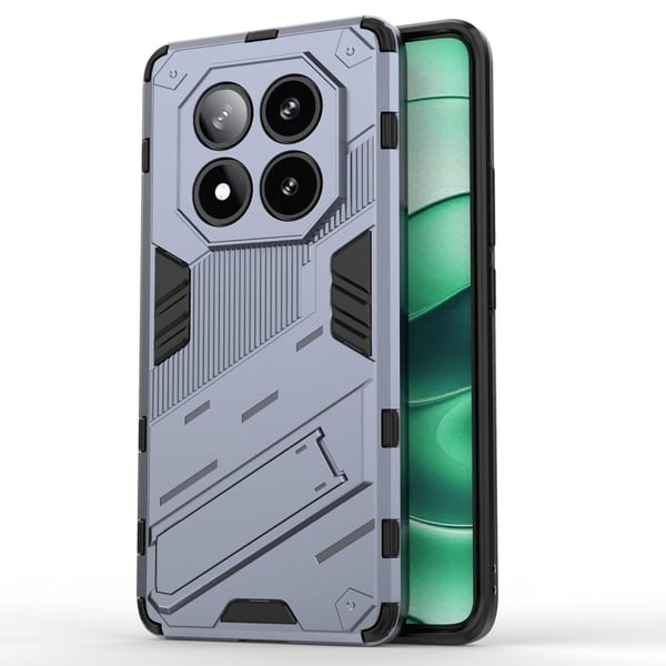 Støtsikkert hybriddeksel med et moderne preg for Xiaomi Redmi Note 14 Pro 5G - Mørkeblå