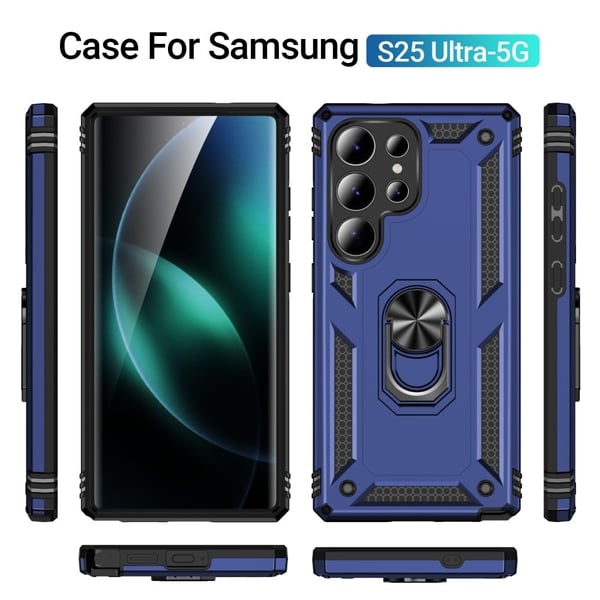 Bofink Combat Samsung Galaxy S25 Ultra deksel - Blå