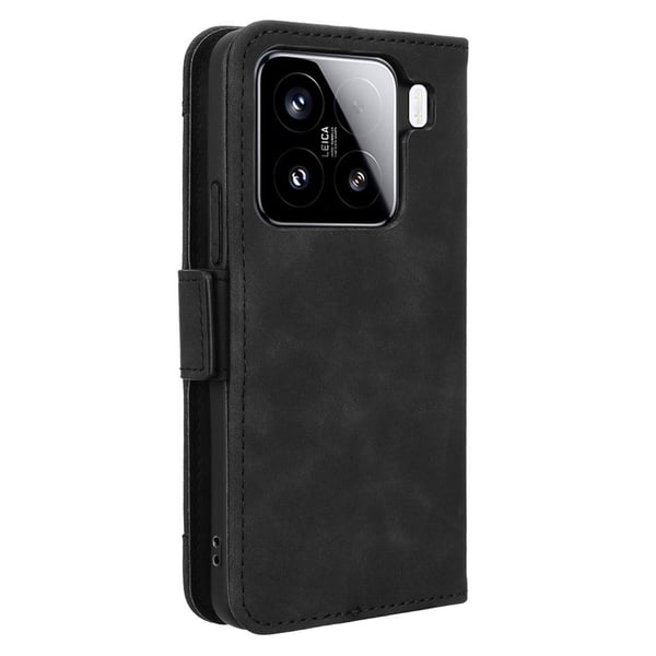 Moderne Xiaomi 15 Pro læderetui med pung - Sort