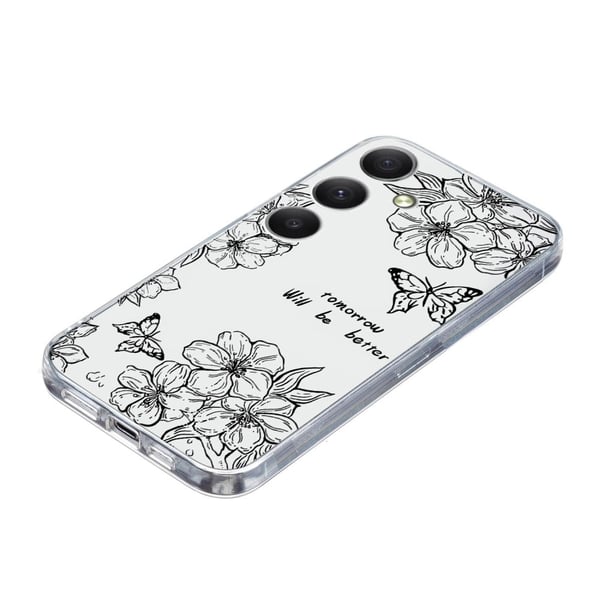 Vibe Samsung Galaxy S24 cover - Sommerfugleblomst