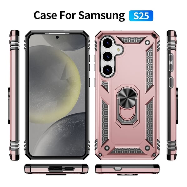 Bofink Combat Samsung Galaxy S25 cover - Rødguld